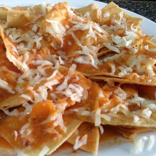 Chilaquiles Rojos Sencillos
