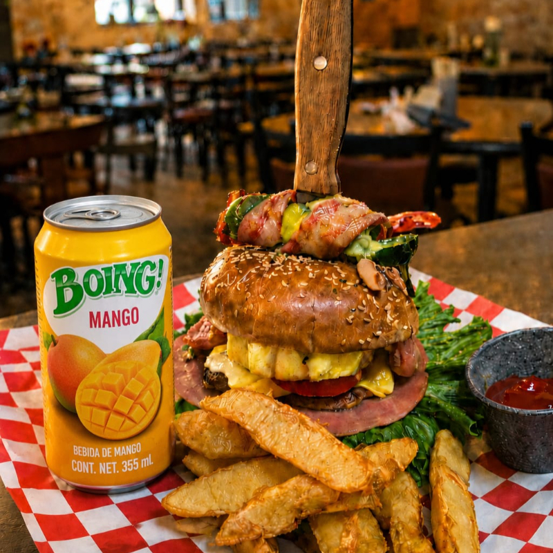 HULA BURGUER+BOING DE MANGO 355 ML