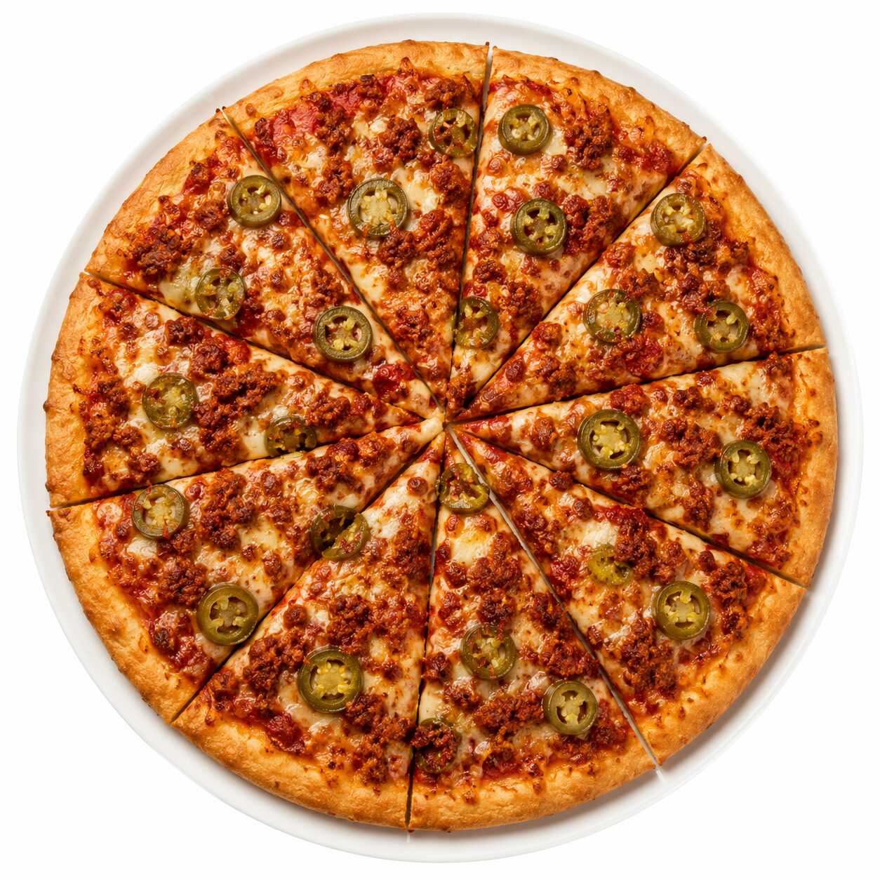 Pizza Chorizo y Jalapeños
