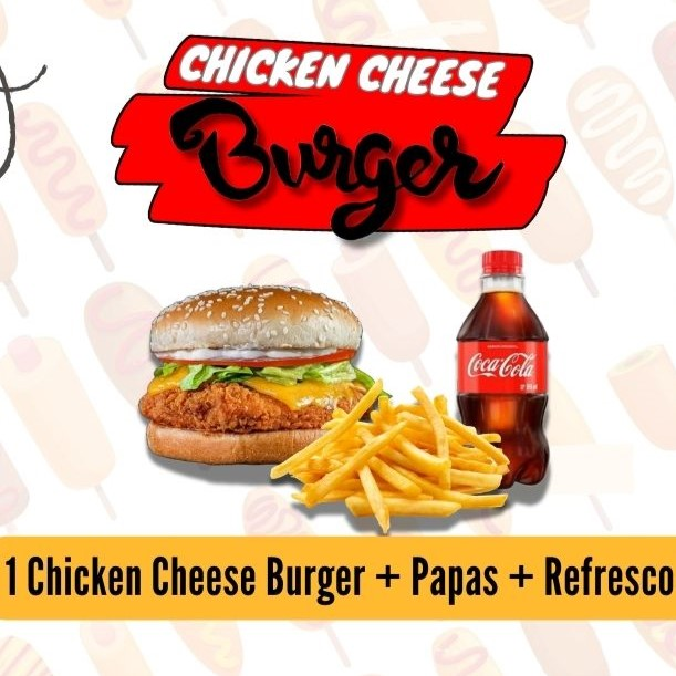 Combo Chicken Cheese Burger