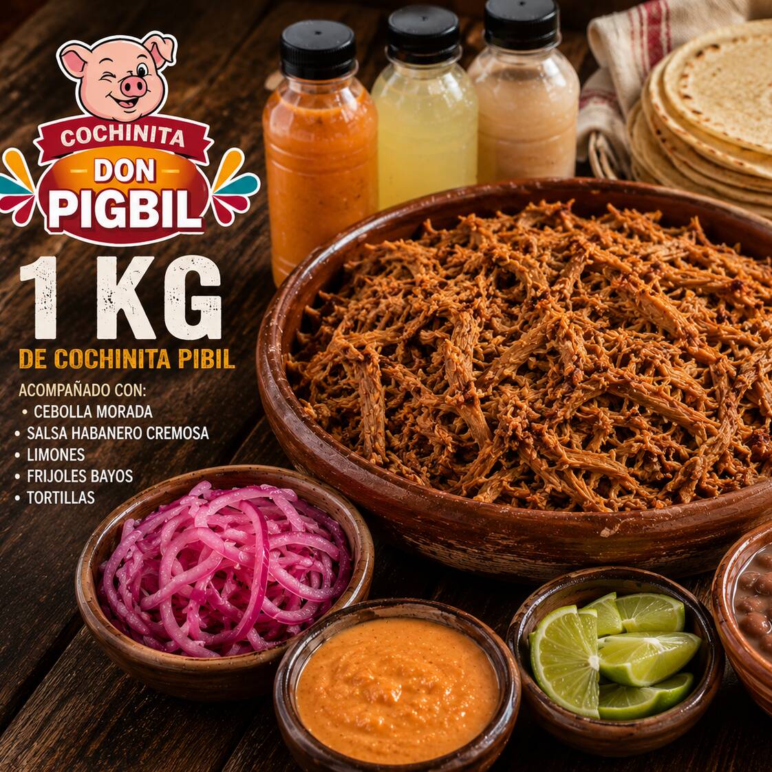 Cochinita pibil por kilo