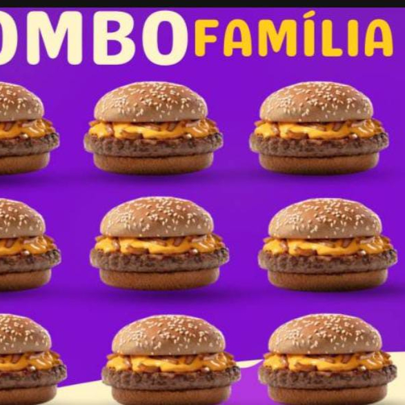 10 hamburguer . pão , hamburguer e cheddar .
