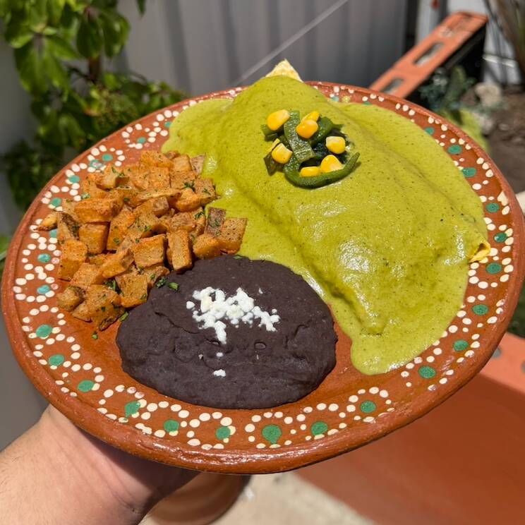 Omelet poblano