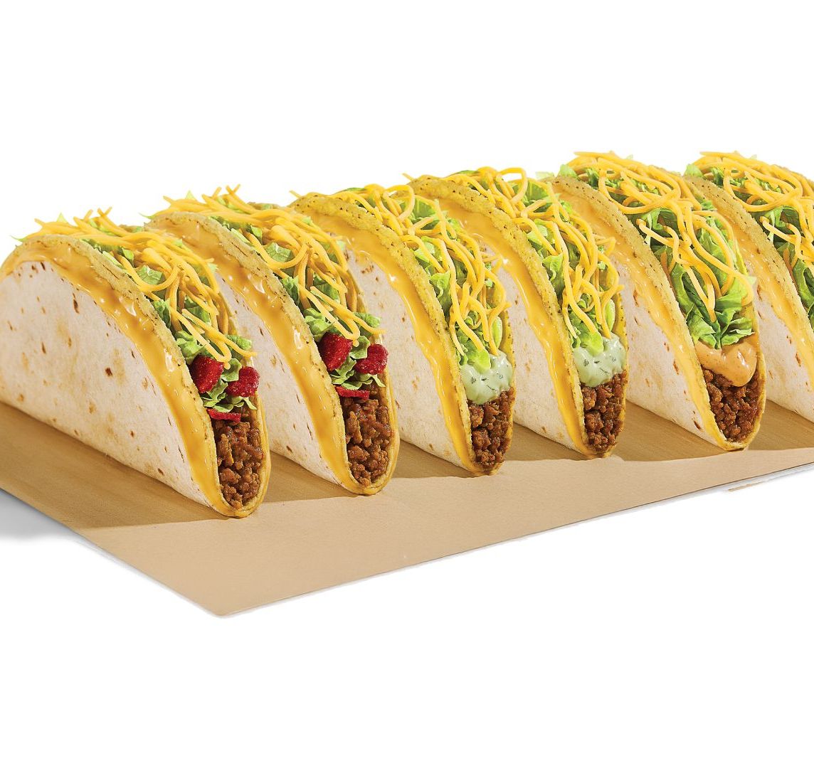 6 Pack Cheesy Double Tacos