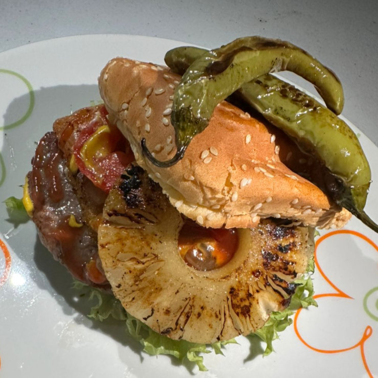 Hamburguesa Hawaiana