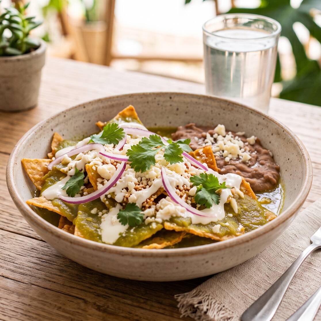 Chilaquiles Verdes Sencillos