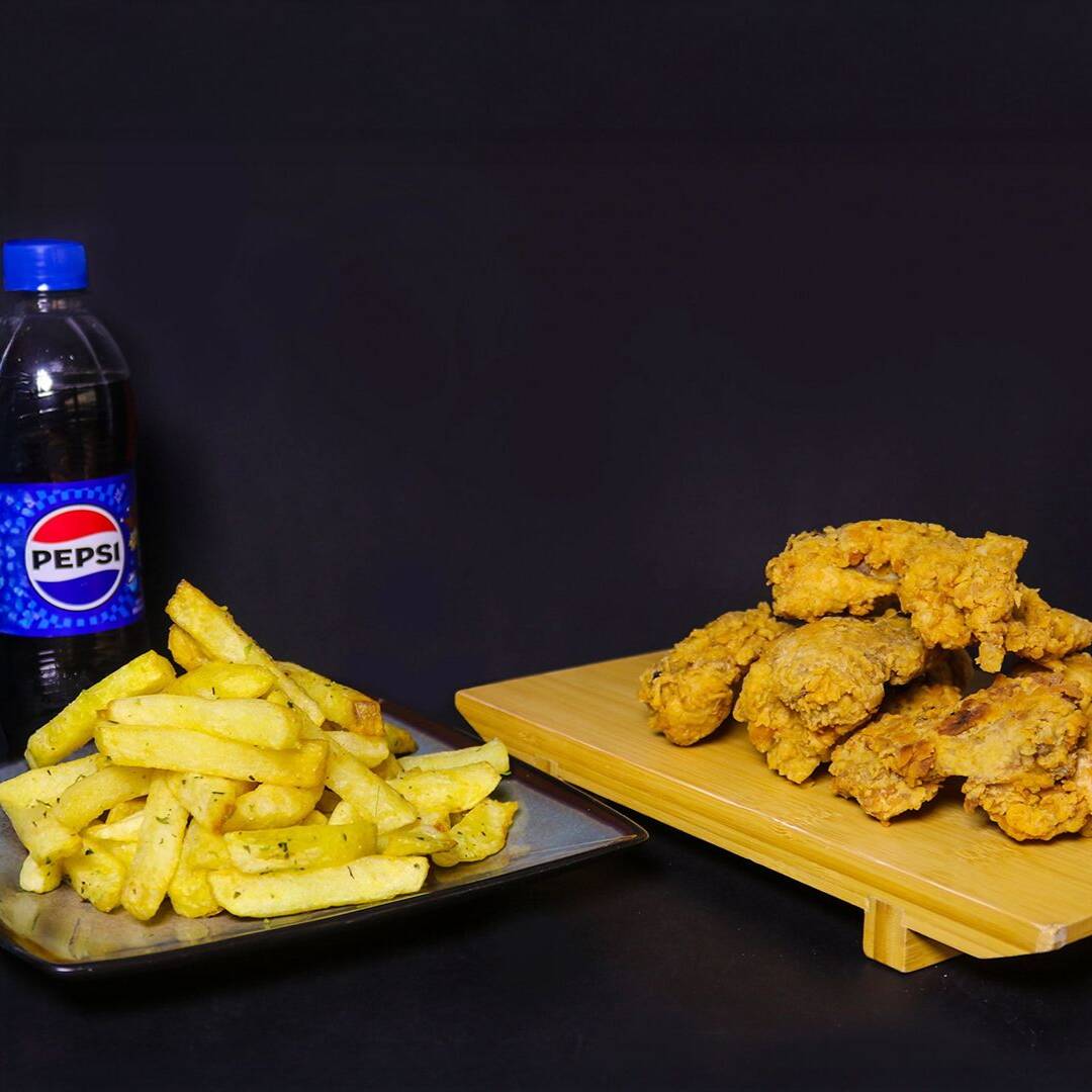Alitas 6 Unidades más Gaseosa
