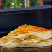 Crepe frances de frango com catupiry