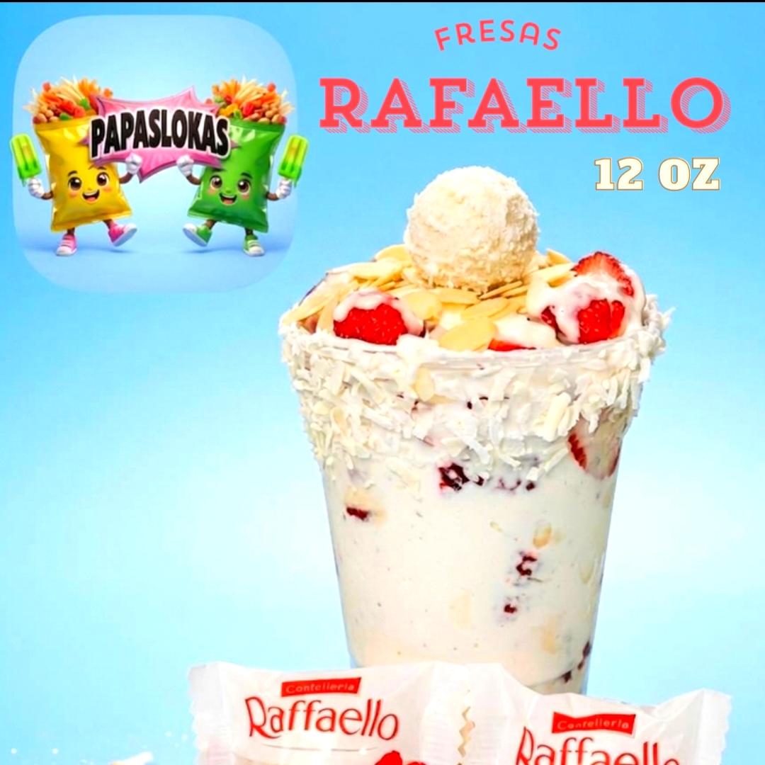 Fresas con Raffaello