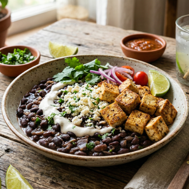 Tofu Revuelto con Pan