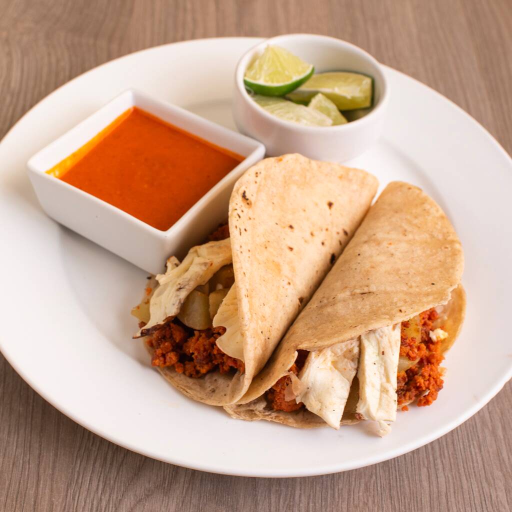 Quesadilla de Chorizo con Papas 2pzas