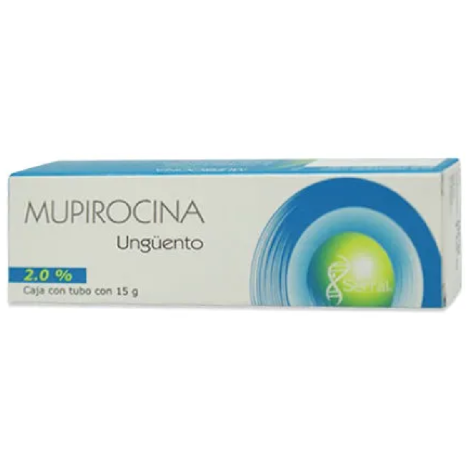 Mupirocina Ungüento 2.0% Caja Tubo con 15 G