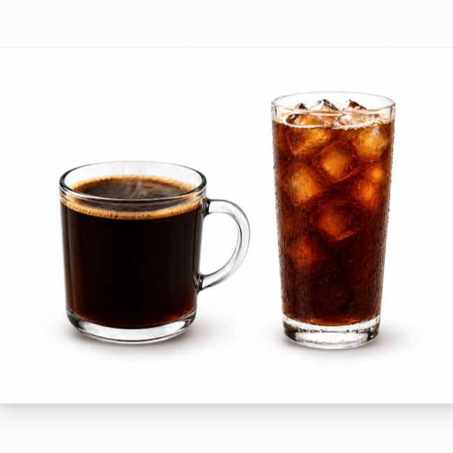 Combo Cada quien su Americano. 1 Frio 1 Caliente