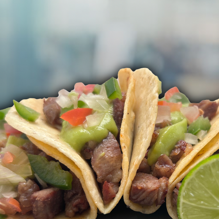 TACOS DE BISTEC
