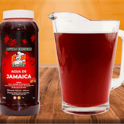 Agua de Jamaica 1L