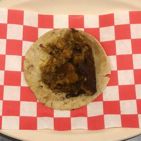 Taco de Chicharrón Prensado