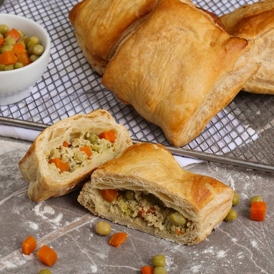 Pastel Pollo Verduras
