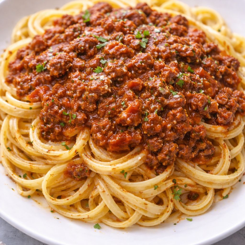 Pasta a la Boloñesa