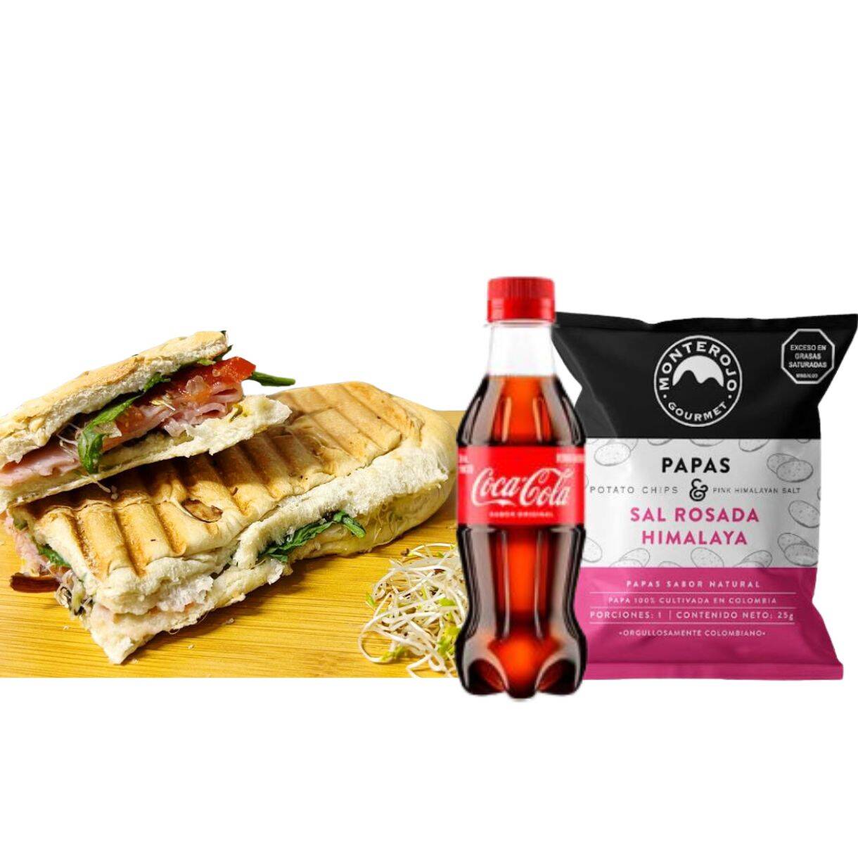 Panino Parma + Fuze Tea + Papas Monterojo