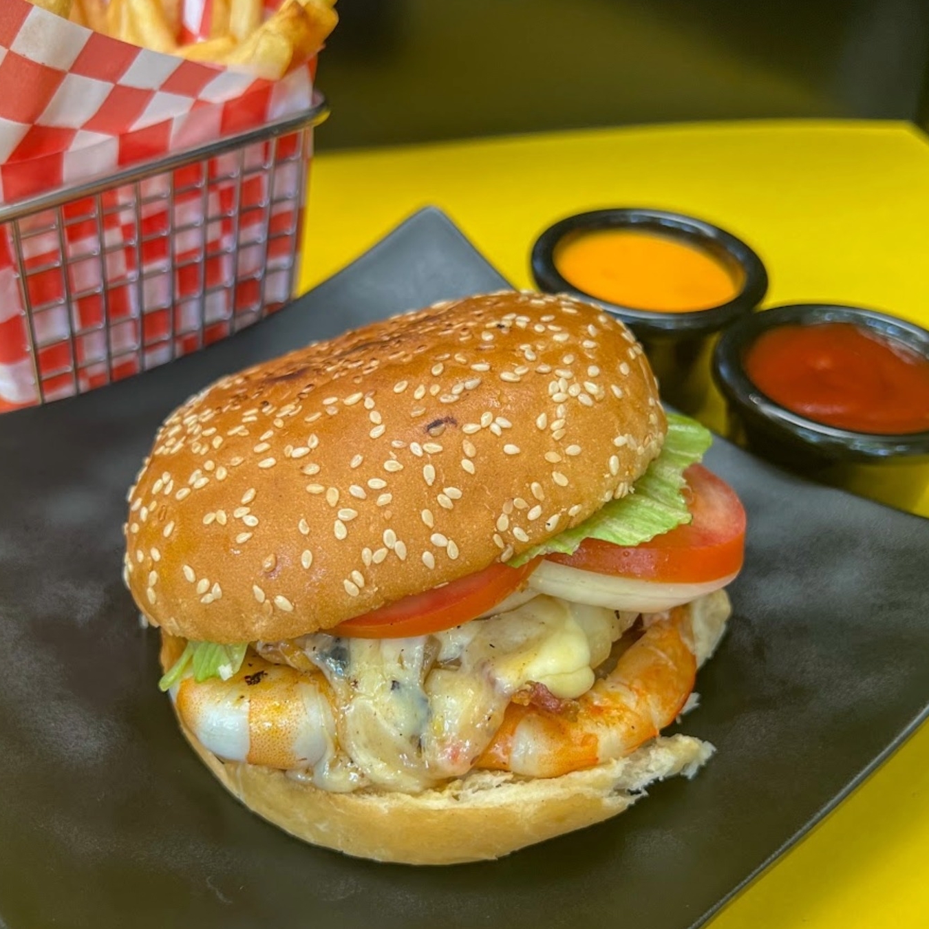 Hamburguesa de Camarón