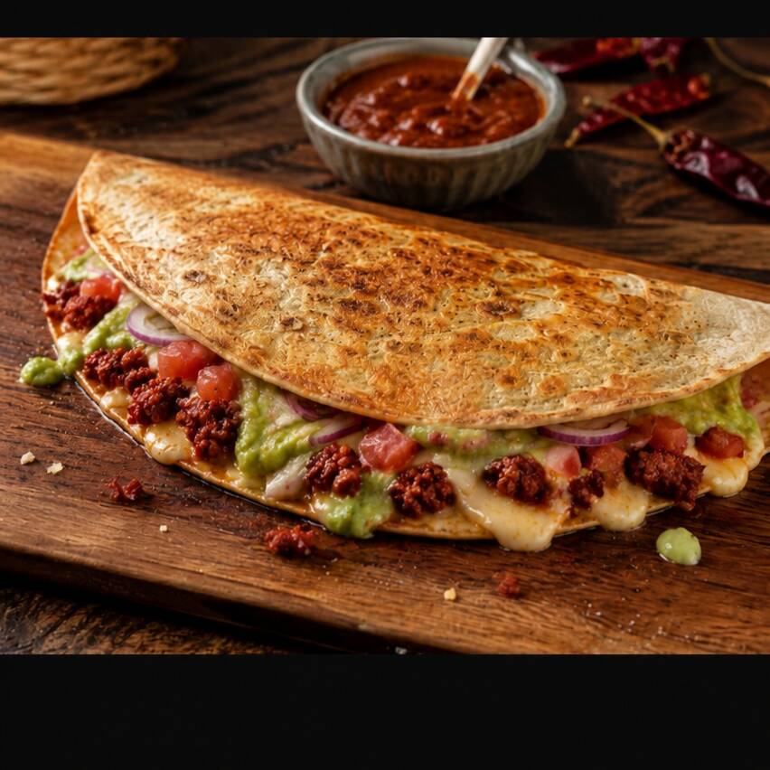 Quesadilla de Chorizo Español