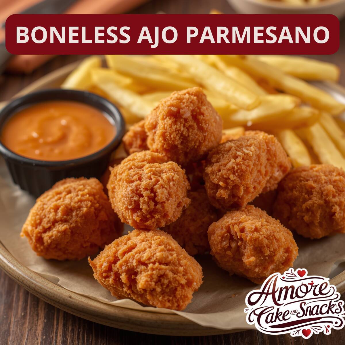 BONELESS AJO PARMESANO