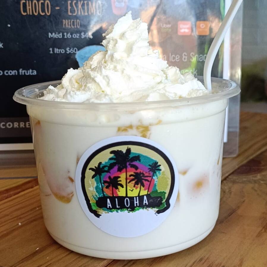 Durazno con Crema 1/2 Litro
