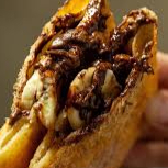 Pastel de Banana com Nutella