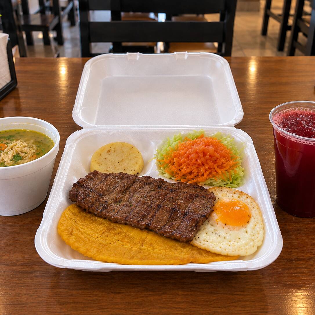 Almuerzo Casero con Res