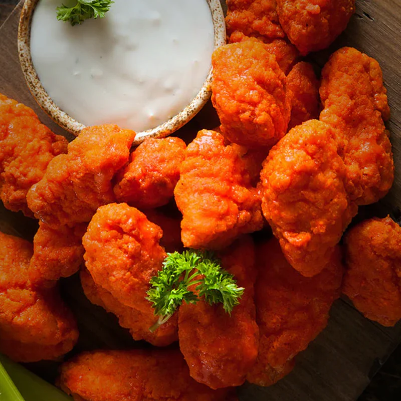 boneless buffalo 20 pz y papas sazonadas