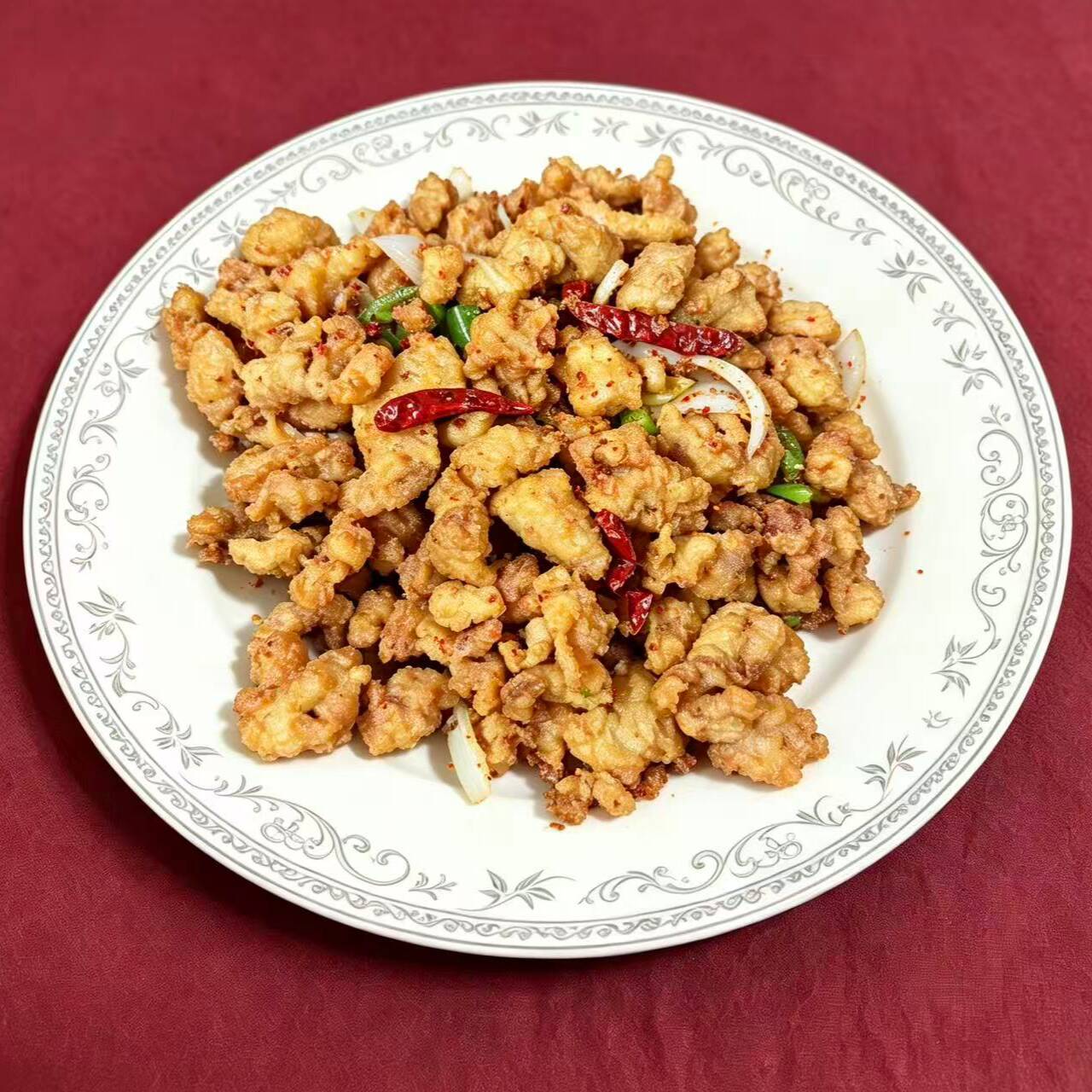Pollo Capeado Sazonado con Sal y Pimientas