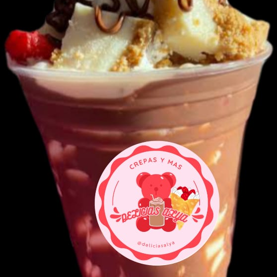 Fresas con Crema (3 Toppings a Elegir) 20oz