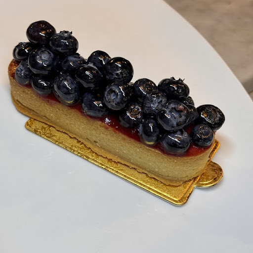 Tarta de limón y blueberry