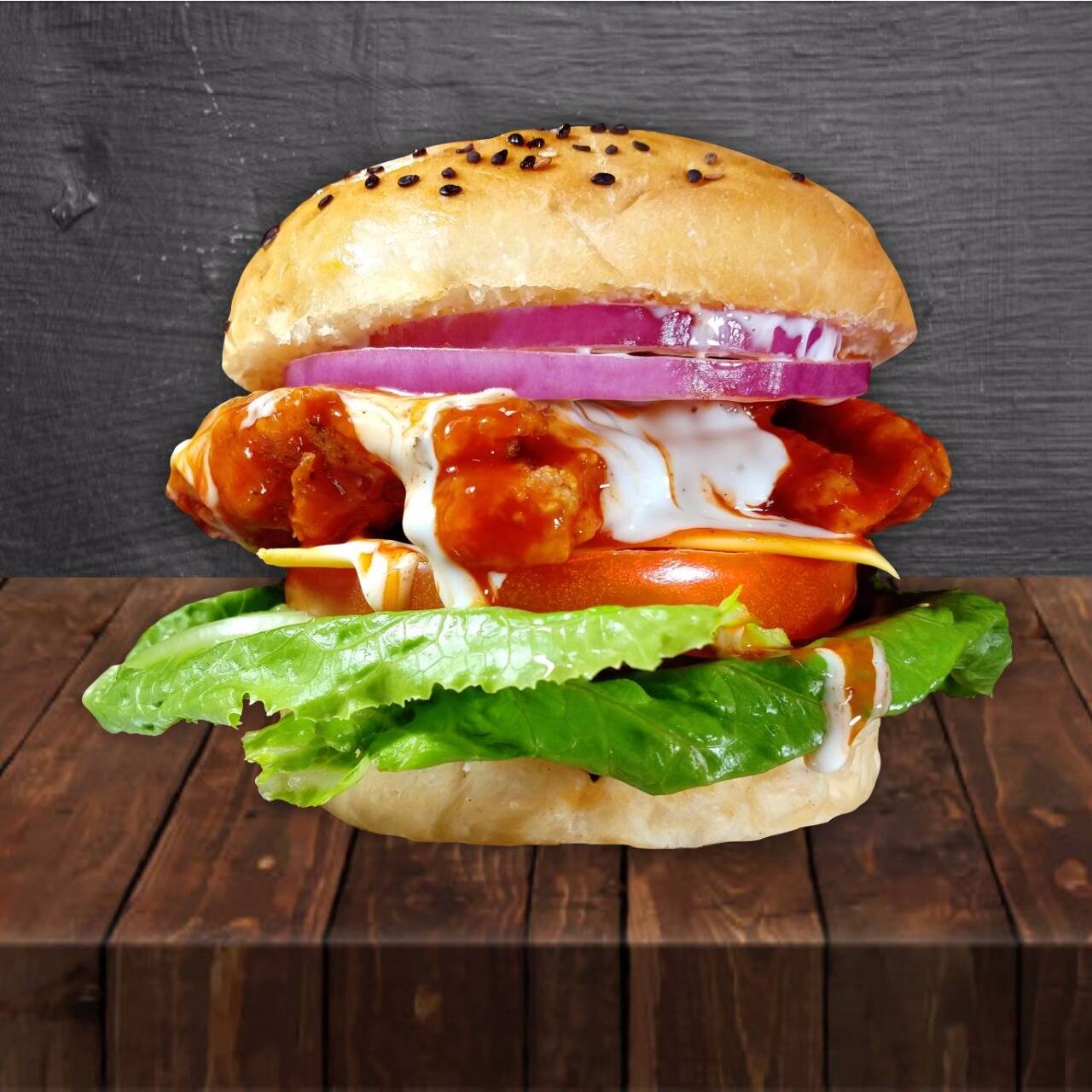 Hamburguesa de Boneless Búfalo