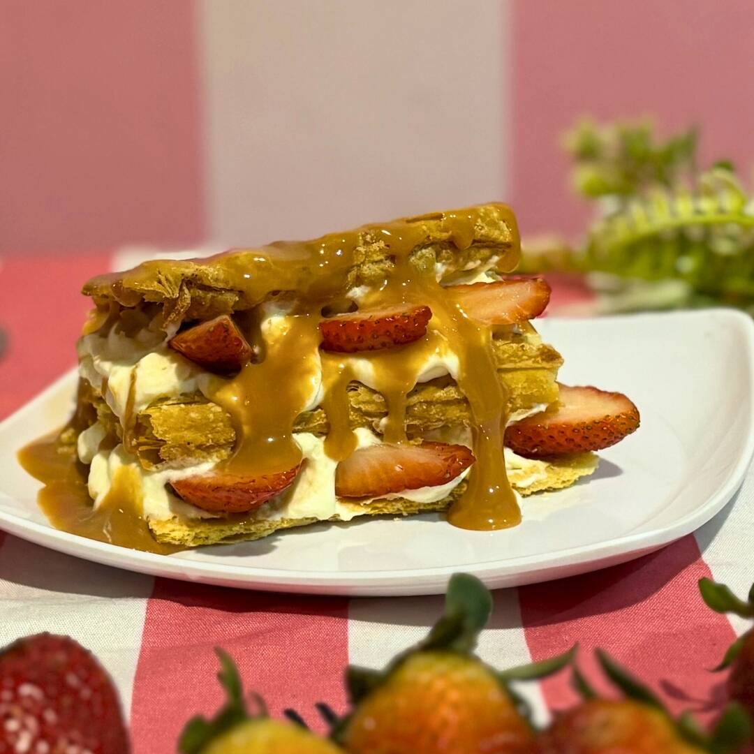 Milhoja de Fresa