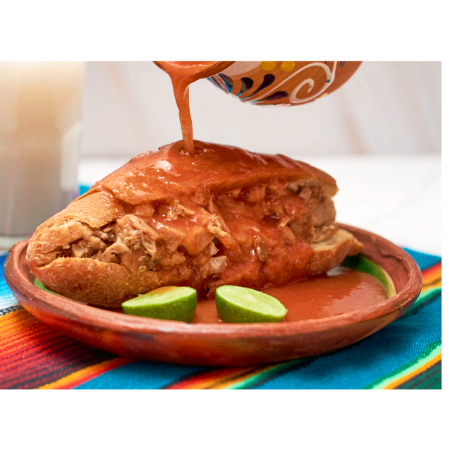 Torta de Carnitas