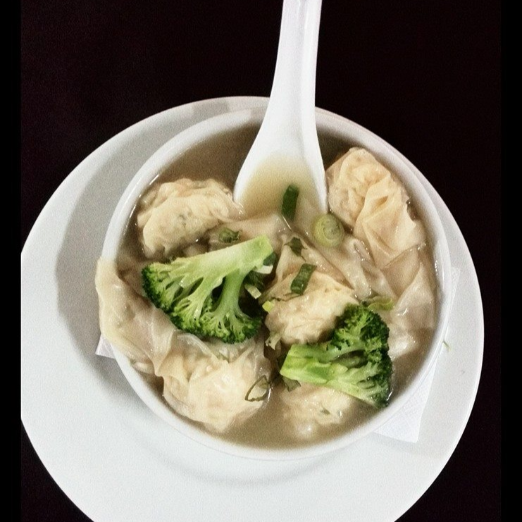 14. sopa Wantan de camaron