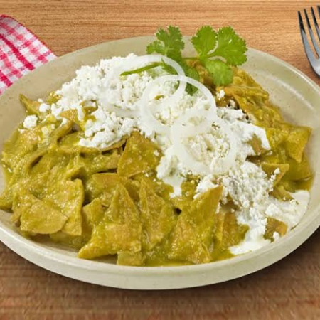 Chilaquiles verdes sencillos