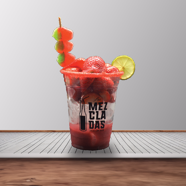 Mezclada Fresa Grande 1L