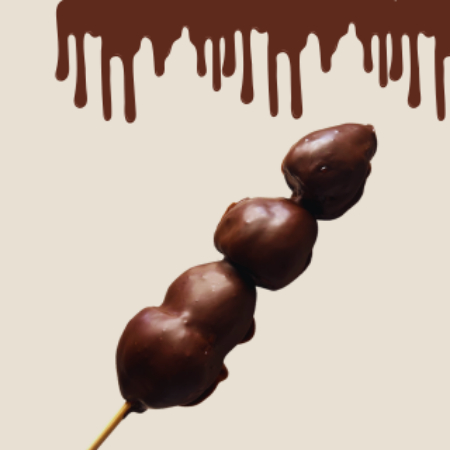 Banderilla De Fresas Con Chocolate