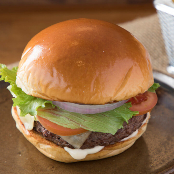 pao hamburguer queijo presunto alface tomate batata palha