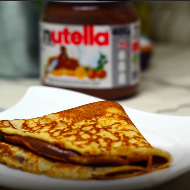 Crepa dulce Nutella