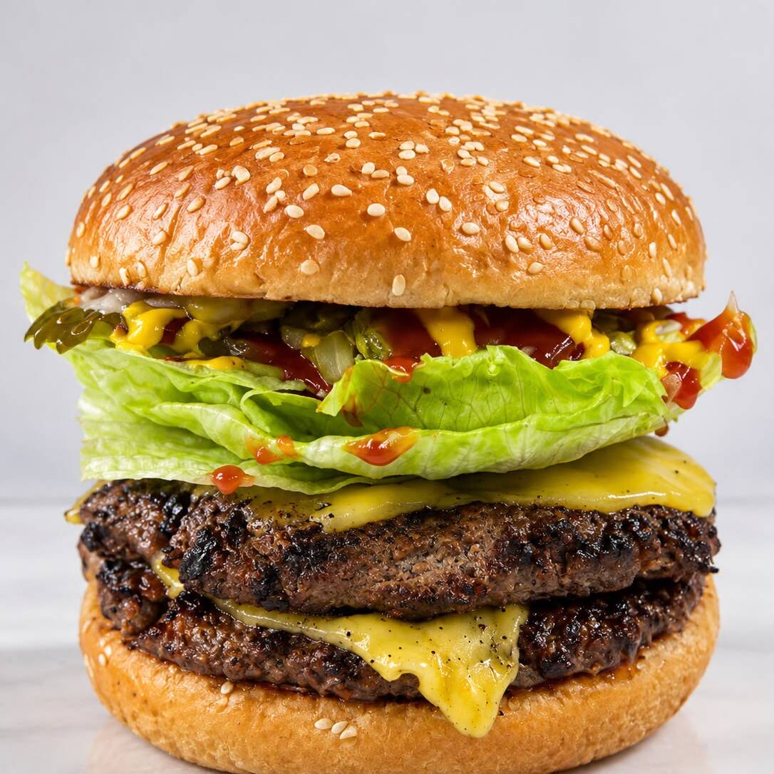 Hamburguesa Doble.