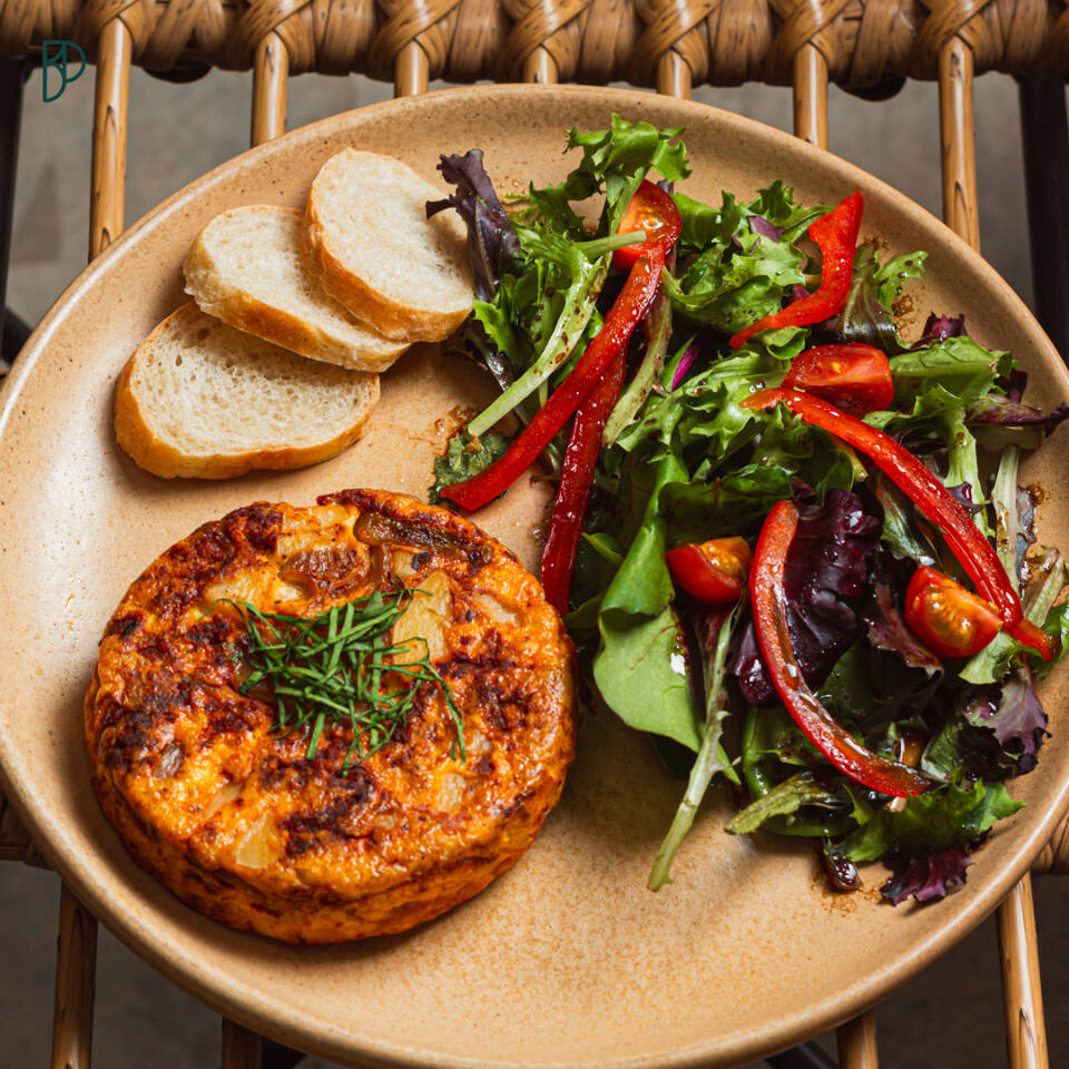 Tortilla Española con Chorizo