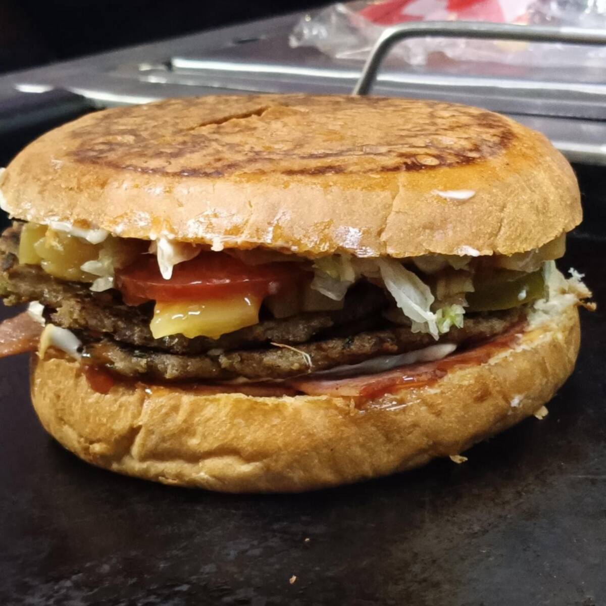 Hamburguesa Mediana Doble Carne/ Doble Tocino