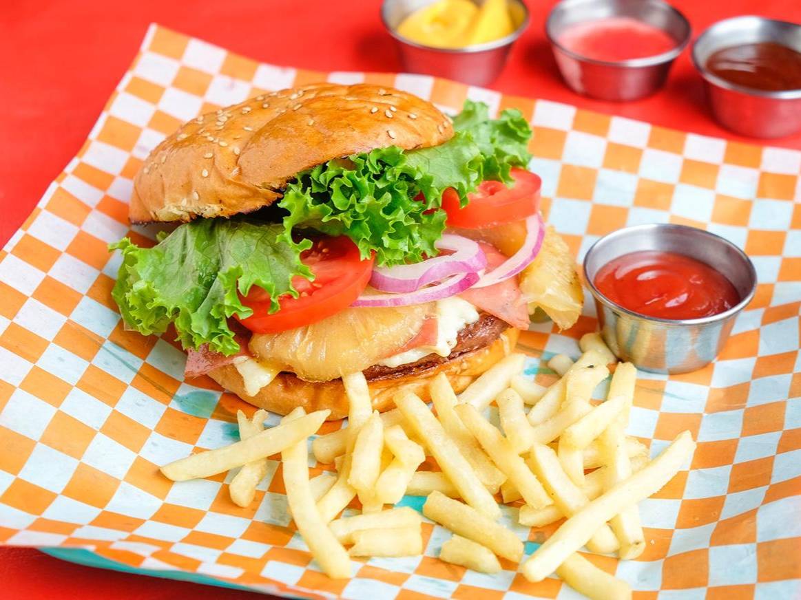 HAMBURGUESA HAWAIANA