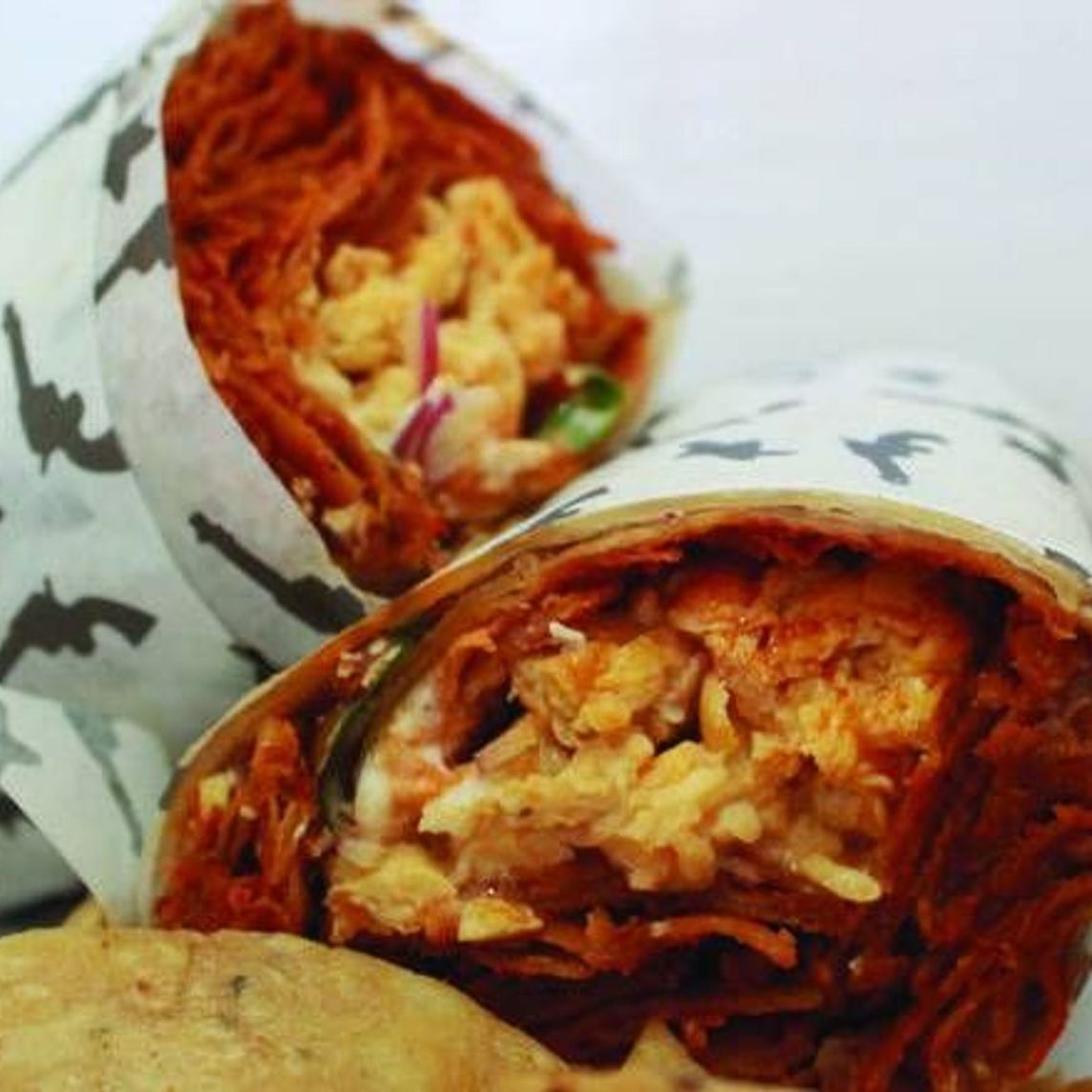 Wrap de Chilaquil Rojos