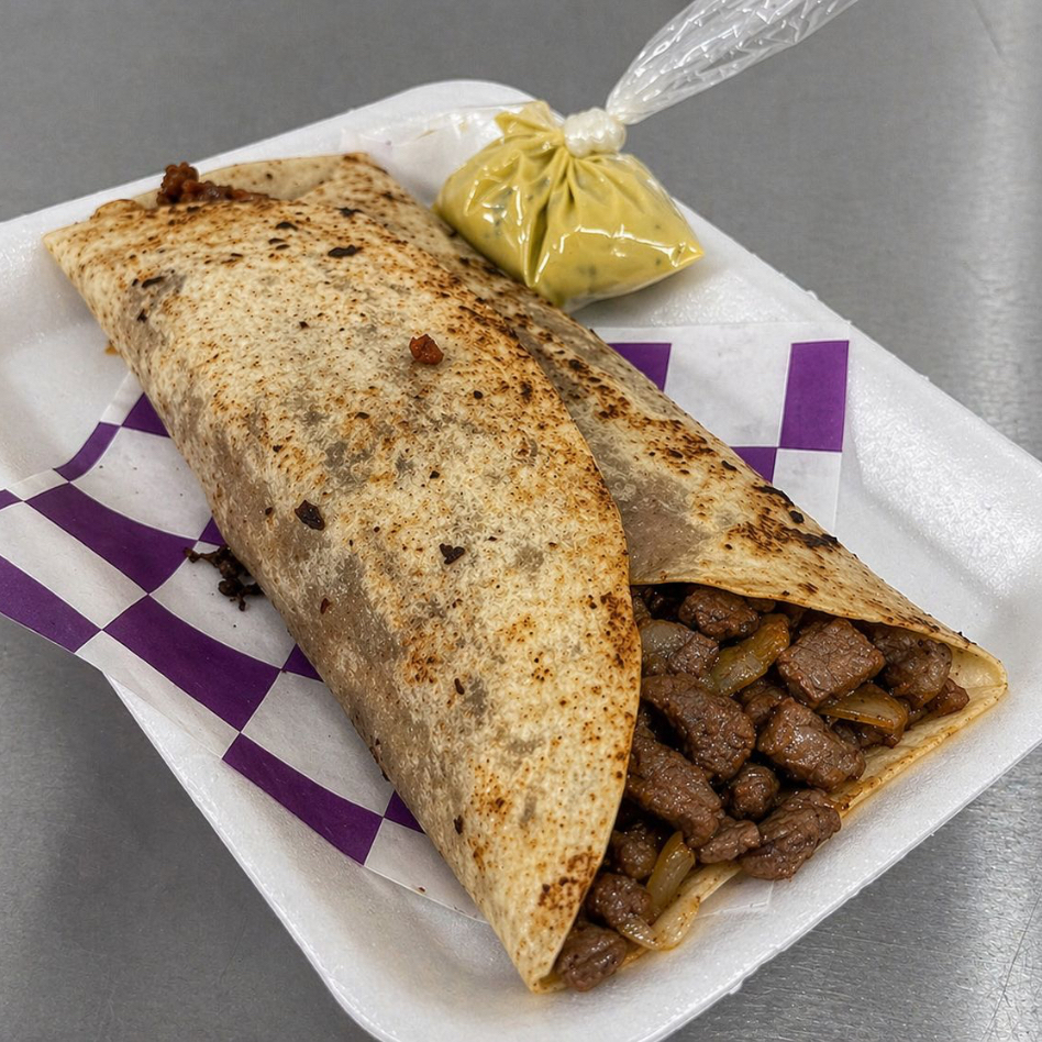 Megaburrito de Bistec
