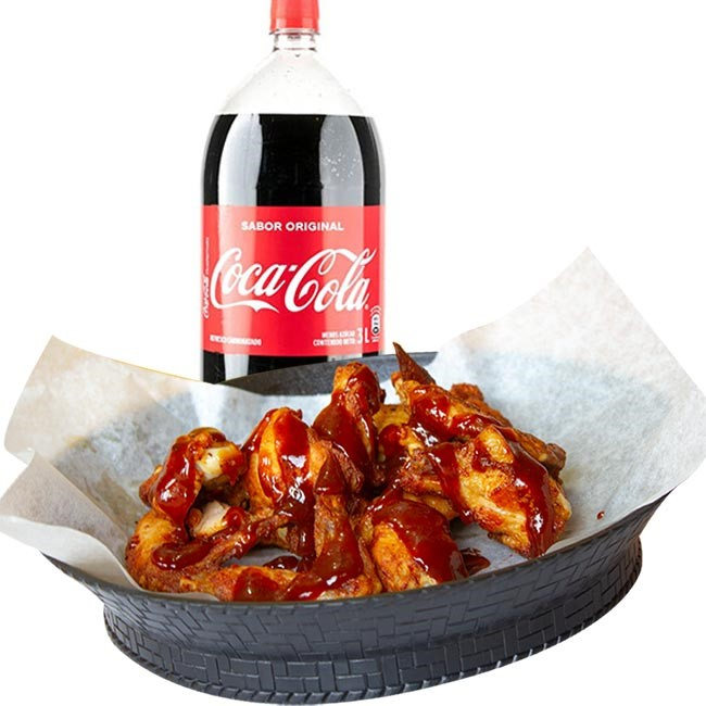 Coca + 10 Alitas
