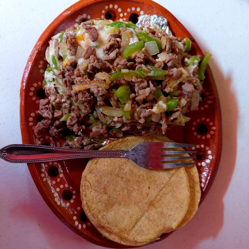 Papa de Bistec